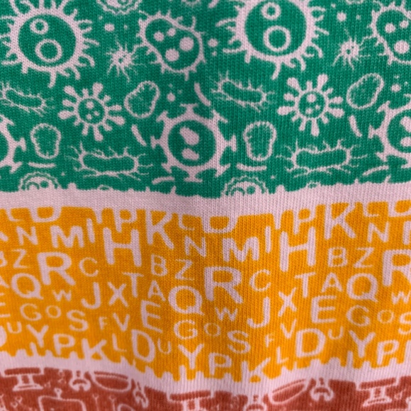 Svaha USA Steam Rainbow Twirl Dress XL Pockets Organic Cotton Teacher Math Artsy - Picture 8 of 15